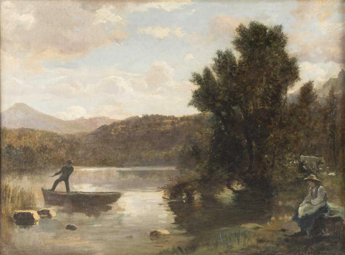 Paesaggio con figure, 1863